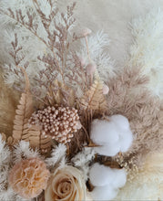 Load image into Gallery viewer, Wedding elopement bridal bouquet & buttonhole set – Blush Preserved Flowers