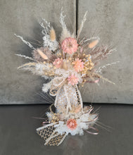 Load image into Gallery viewer, Double floral cake topper – Boho blush