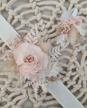 Load image into Gallery viewer, Blush flowers mini corsage & buttonhole - wedding flower girl / boy