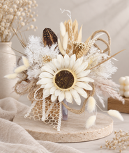 Load image into Gallery viewer, Everlasting flowers Sunflower cake topper - Neutral