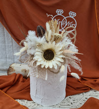 Load image into Gallery viewer, Everlasting flowers Sunflower cake topper - Neutral