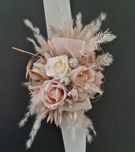 Load image into Gallery viewer, Everlasting flowers blush & champagne corsage - School formal / Wedding