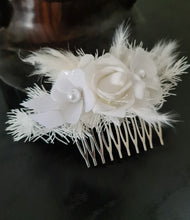 Load image into Gallery viewer, Everlasting flowers / pearls School formal Set - Corsage, buttonhole & hair comb