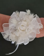 Load image into Gallery viewer, Everlasting flowers / pearls School formal Set - Corsage, buttonhole & hair comb