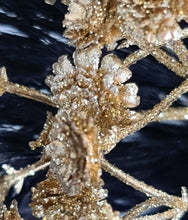 Load image into Gallery viewer, Sophisticated black & gold everlasting flowers in bag