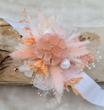 Load image into Gallery viewer, Fully preserved peach colour corsage - School formal / Wedding