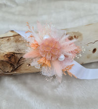Load image into Gallery viewer, Fully preserved peach colour corsage - School formal / Wedding
