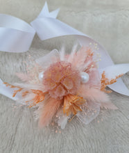 Load image into Gallery viewer, Fully preserved peach colour corsage - School formal / Wedding