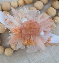 Load image into Gallery viewer, Fully preserved peach colour corsage - School formal / Wedding
