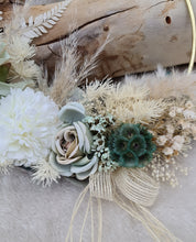 Load image into Gallery viewer, Everlasting flowers Wedding hoop green & neutral - flower girl / bridesmaid