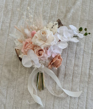 Load image into Gallery viewer, Everlasting flowers bridal bouquet in blush and neutral