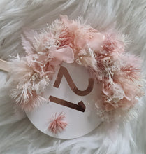 Load image into Gallery viewer, Everlasting flowers blush 21st birthday cake topper