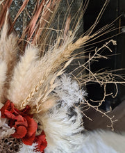 Load image into Gallery viewer, Rustic wedding elopement set – bridal bouquet & buttonhole preserved & dry flowers