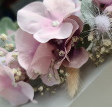 Load image into Gallery viewer, Blush pink & violet everlasting flowers crown – wedding, maternity photoshoot, Han's party