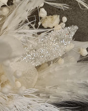 Load image into Gallery viewer, Larger size white preserved flowers comb – Wedding, school formal, engagement