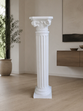 Load image into Gallery viewer, White Roman plinth 1.2m - HIRE ONLY