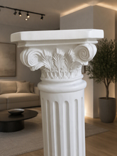 Load image into Gallery viewer, White Roman plinth 1.2m - HIRE ONLY