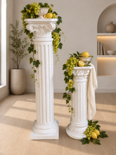 Load image into Gallery viewer, White Roman Plinth 0.9m – HIRE ONLY
