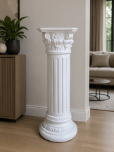Load image into Gallery viewer, White Roman Plinth 0.9m – HIRE ONLY