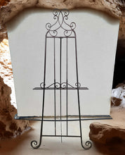 Load image into Gallery viewer, Metal rustic style easel - HIRE ONLY