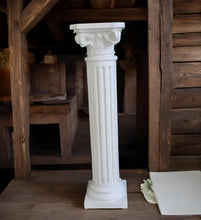 Load image into Gallery viewer, White Roman plinth 1.2m - HIRE ONLY
