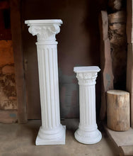 Load image into Gallery viewer, White Roman Plinth 0.9m – HIRE ONLY