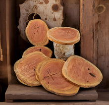Load image into Gallery viewer, Rustic wood rounds (30cm) - HIRE ONLY