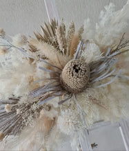 Load image into Gallery viewer, Boho Banksia Everlasting arbour / easel flowers - HIRE ONLY