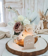 Load image into Gallery viewer, Boho Lace - Glass bottles with fairy lights - HIRE ONLY