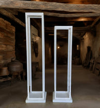 Load image into Gallery viewer, White Wooden Stands - HIRE ONLY