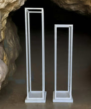 Load image into Gallery viewer, White Wooden Stands - HIRE ONLY