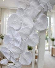 Load image into Gallery viewer, White hanging flowers LARGE - backdrop / arbour - HIRE ONLY