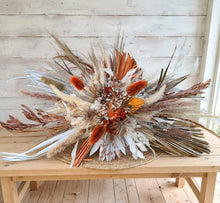 Load image into Gallery viewer, Rustic everlasting arbour / backdrop hanging flowers LARGE - HIRE ONLY