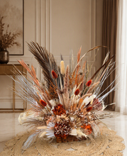 Load image into Gallery viewer, Rustic everlasting flowers in chest - HIRE ONLY