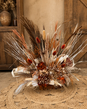 Load image into Gallery viewer, Rustic everlasting flowers in chest - HIRE ONLY