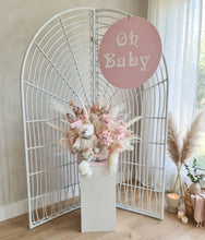 Load image into Gallery viewer, White bamboo backdrop - HIRE ONLY