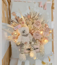 Load image into Gallery viewer, White mesh & pink flowers - Baby Package - HIRE ONLY