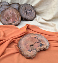 Load image into Gallery viewer, Rustic wood rounds (20cm) - HIRE ONLY