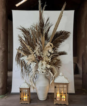 Load image into Gallery viewer, Deluxe Boho Backdrop & Flowers package - Option 2 - HIRE ONLY