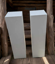 Load image into Gallery viewer, Plinth Acrylic white (25 x 25) - 90cm - HIRE ONLY