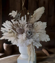 Load image into Gallery viewer, Boho dry & preserved flower urn - HIRE ONLY