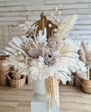 Load image into Gallery viewer, Boho dry & preserved flower urn - HIRE ONLY