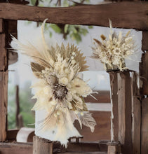 Load image into Gallery viewer, Boho King Protea Everlasting arbour / backdrop flowers Style 2 - HIRE ONLY