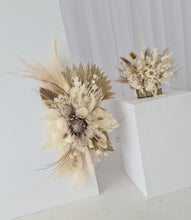 Load image into Gallery viewer, Boho King Protea Everlasting arbour / backdrop flowers Style 2 - HIRE ONLY