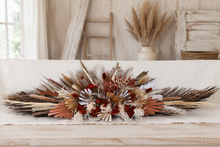 Load image into Gallery viewer, Rustic preserved Bride & Groom Table flowers - HIRE ONLY