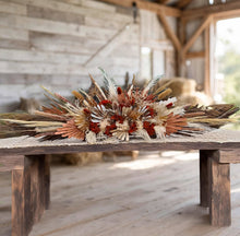Load image into Gallery viewer, Rustic preserved Bride & Groom Table flowers - HIRE ONLY