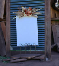Load image into Gallery viewer, Rustic everlasting arbour / backdrop / easel hanging flowers SMALL - HIRE ONLY