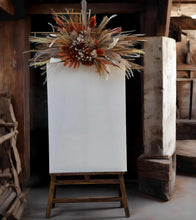 Load image into Gallery viewer, Rustic everlasting arbour / backdrop / easel hanging flowers MEDIUM - HIRE ONLY