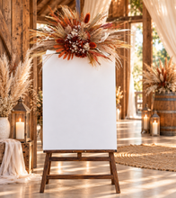 Load image into Gallery viewer, Rustic everlasting arbour / backdrop / easel hanging flowers MEDIUM - HIRE ONLY