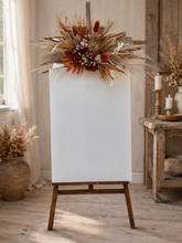 Load image into Gallery viewer, Rustic everlasting arbour / backdrop / easel hanging flowers MEDIUM - HIRE ONLY
